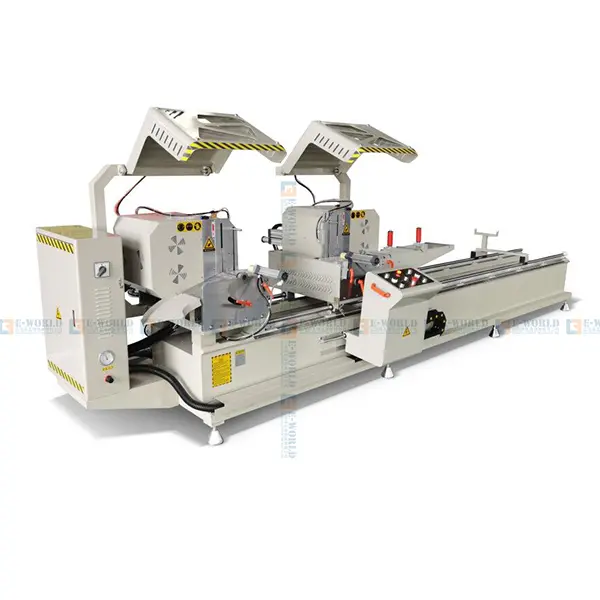 Aluminium doors window manufacturing machine aluminum double head cutting saw