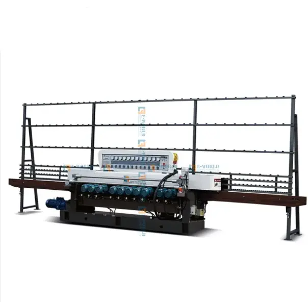 11 motors glass beveling machine E-LD371S