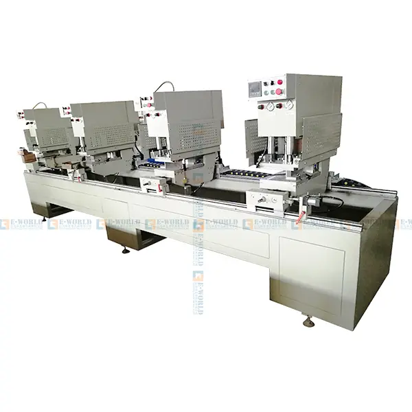 UPVC window machine of Four head seamless weldi...