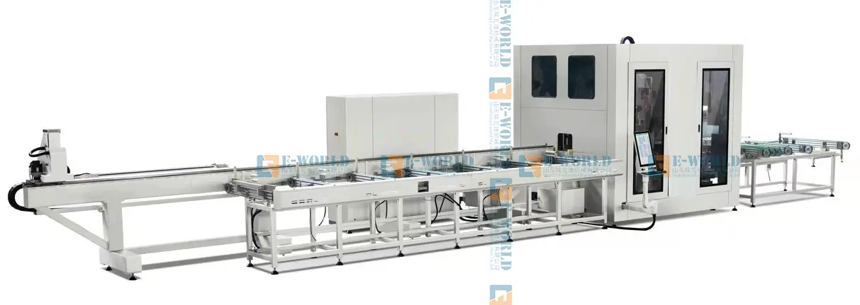 PLASTIC PROFILE SAWING AND MILLING MACHINING CENTERytq