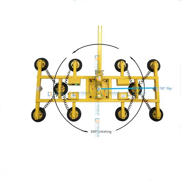 1000 KG 10 suckers electricity Glass Vacuum lifter( USD 2490 FOB price)