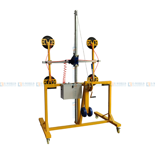 4 suckers vacuum glass lifter